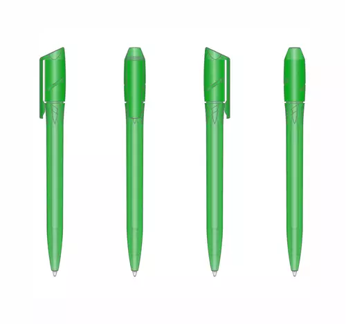 Ручка пластикова 'Twister Frozen' (Ritter Pen) поворотна 2
