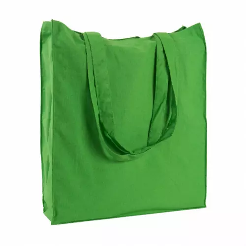 Сумка хлопковая с боковыми вставками BELLADONNA, 35х10х41 см, 160 гр/м² с ручками длиной 70 см для шопинга Time