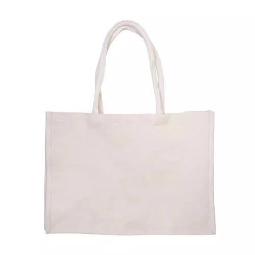 Сумка хлопчатобумажная OLIVIA с ламинацией 44,5x34х15 cм, 220г/м2, бежевая 2