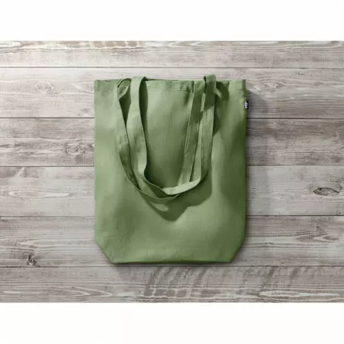 Сумка для покупок NAIMA TOTE с длинными ручками, 38x10х42 см, конопляное полотно (хемп) 200 г/м² 6