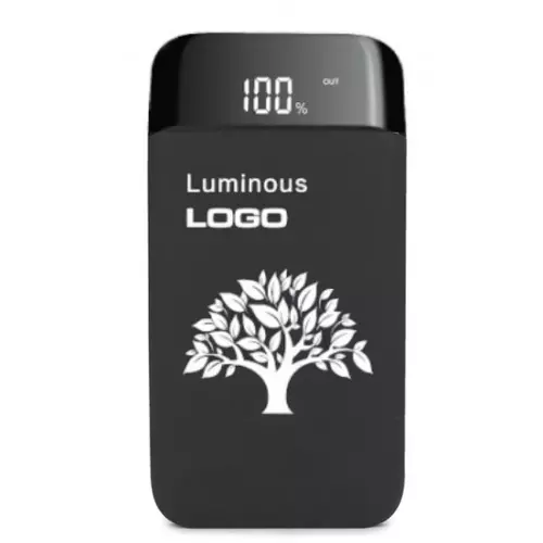 Зарядний пристрій (powerbank) LUMIER на 8000 mAh з підсвіткою логотипу Time
