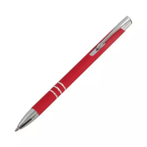 Ручка металлическая TRINA SLIM soft touch с возможностью нанесения зеркальной гравировки Time