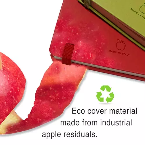 ЕКО записна книжка 'APPLE SKIN' А5 зі шкірки яблук гнучка 12