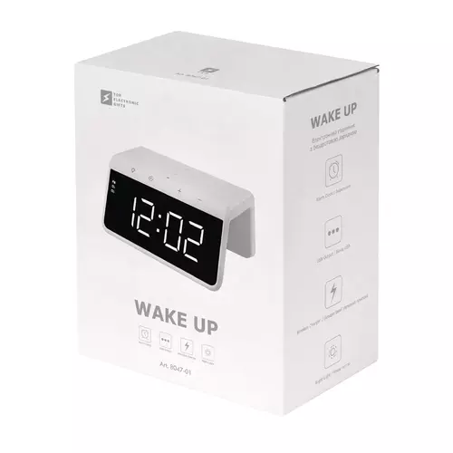 Годинник з бездротовою зарядкою Wake Up, TM TEG 7