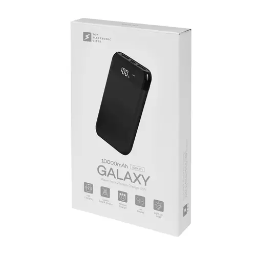 Зарядное устройство (powerbank) с подсветкой Galaxy 10000 mAh, ТМ TEG 7