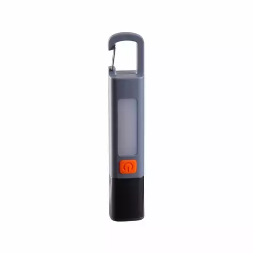 Фонарик аккумуляторный 2в1 TheGeneral Orion с боковым COB light и карабином Time