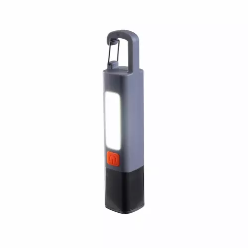Фонарик аккумуляторный 2в1 TheGeneral Orion с боковым COB light и карабином 2