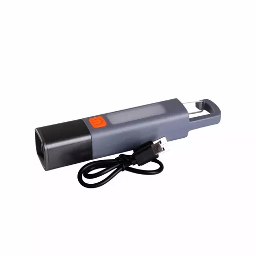 Фонарик аккумуляторный 2в1 TheGeneral Orion с боковым COB light и карабином 5