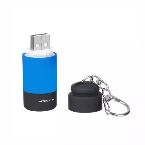 Фонарик аккумуляторный 2в1 TheGeneral Orion с боковым COB light и карабином [CLONE] 4