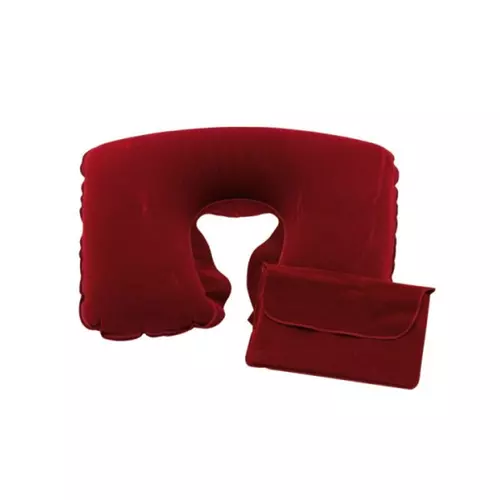 Подушка дорожная надувная COMFORTABLE в чехле, ПВХ (PVC) Time