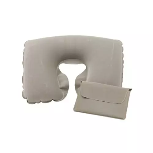 Подушка дорожная надувная COMFORTABLE в чехле, ПВХ (PVC) Time