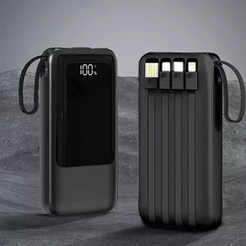 Зарядний пристрій (powerbank) GELIOS на 20000 mAh зі швидкою зарядкою, лихтариком та ріменцем 3