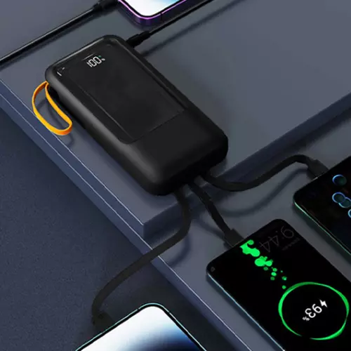 Зарядний пристрій (powerbank) GELIOS на 20000 mAh зі швидкою зарядкою, лихтариком та ріменцем 6