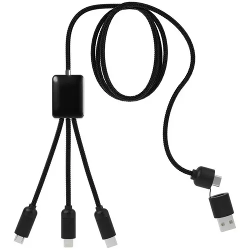 Зарядний кабель 5-в-1 (40 W) з LED підсвіткою 'SCX.design C28' 3