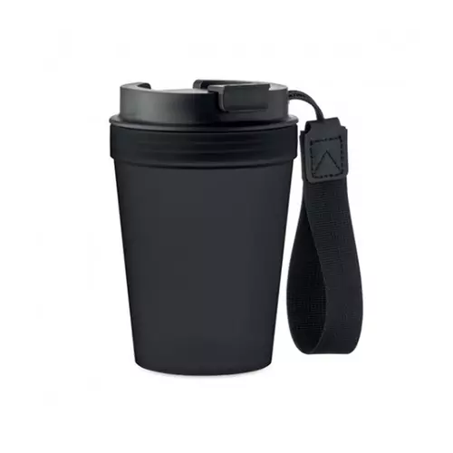 Термокружка ISFORDEN TUMBLER с ремешком RPET, 300 мл Time