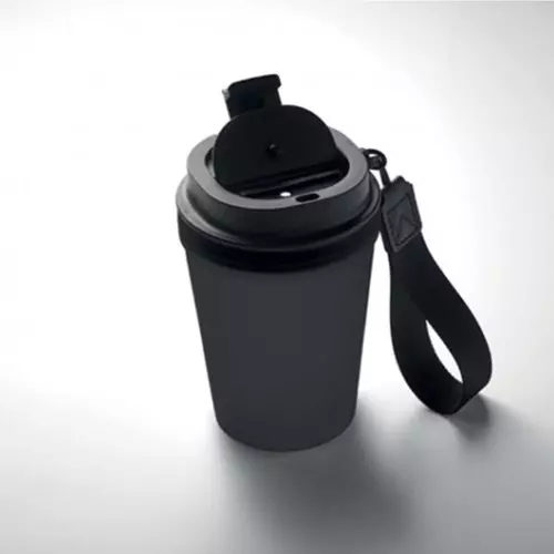 Термокружка ISFORDEN TUMBLER с ремешком RPET, 300 мл 5
