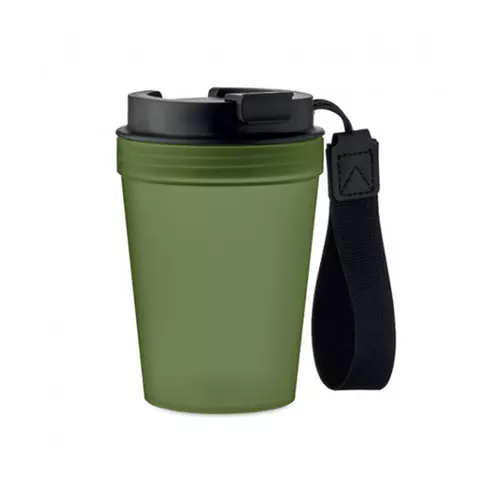 Термокружка ISFORDEN TUMBLER с ремешком RPET, 300 мл Time