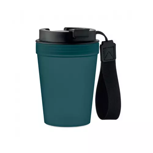 Термокружка ISFORDEN TUMBLER с ремешком RPET, 300 мл Time