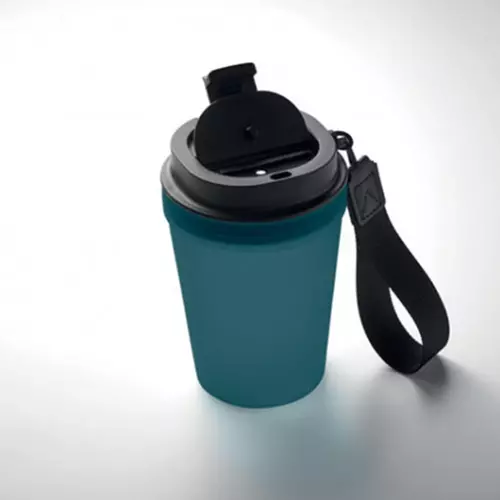 Термокружка ISFORDEN TUMBLER с ремешком RPET, 300 мл 4