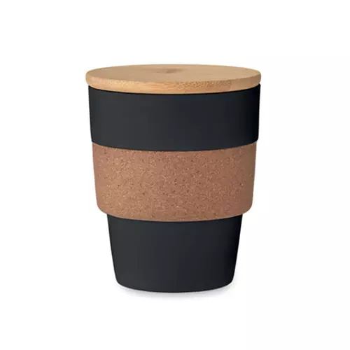 Стакан с крышкой GALAO 300 мл, переработанный полипропилен Time