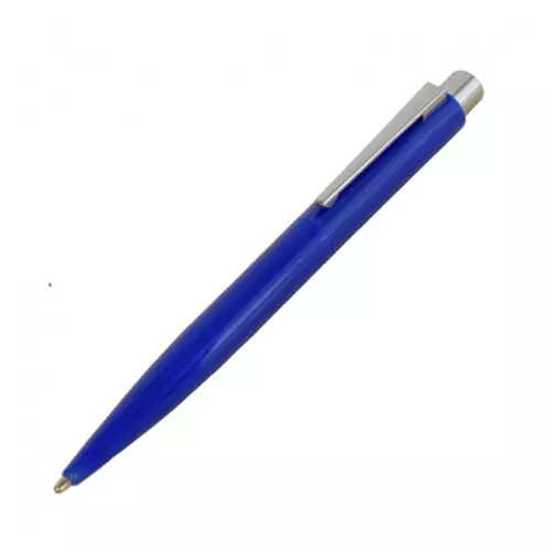 Ручка кулькова пластикова AGATA з срібними елементами Time