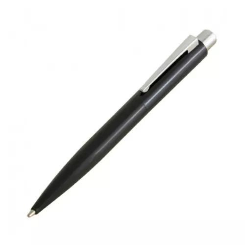 Ручка кулькова пластикова AGATA з срібними елементами Time