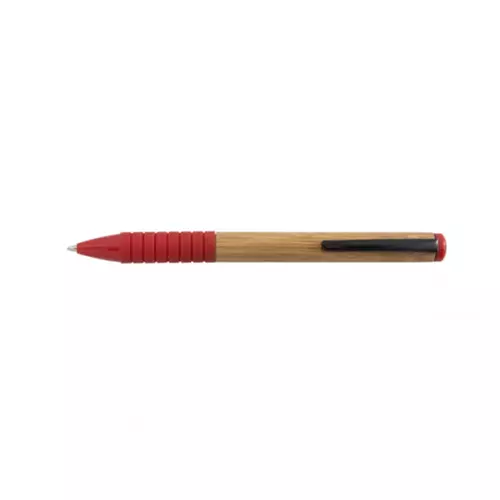 BAMBOO, Ручка з бамбуковим корпусом та пластиковими елементами, 135 мм 4