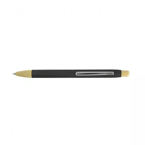 ALURA, Ручка з софт-тач покриттям та бамбуковими елементами, метал 3