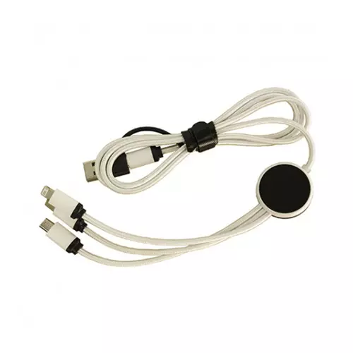 Дата кабель PULSE з підсвіткою лого 3 в 1, 120 см 2