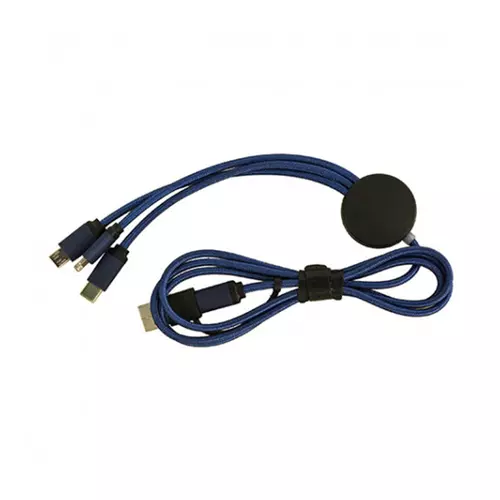 Дата кабель PULSE з підсвіткою лого 3 в 1, 120 см Time