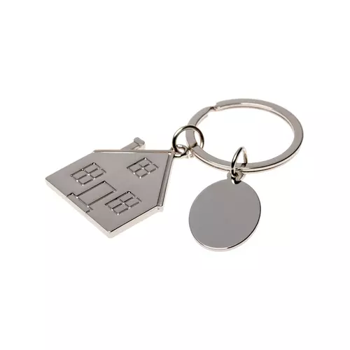 Брелок з шильдом 'Duo Home' металевий 2