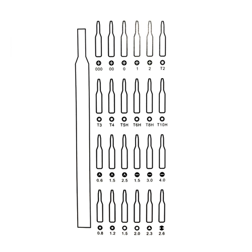 Прецизионная отвертка 25-в-1 TheGeneral FixMate 4