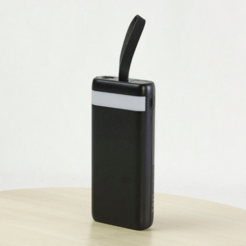 Зарядний пристрій (powerbank) KRATOS на 20000 mAh з LED підствіткою 10
