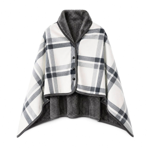 Плед-пончо флисовый Soft Me Poncho M 70х140см Time