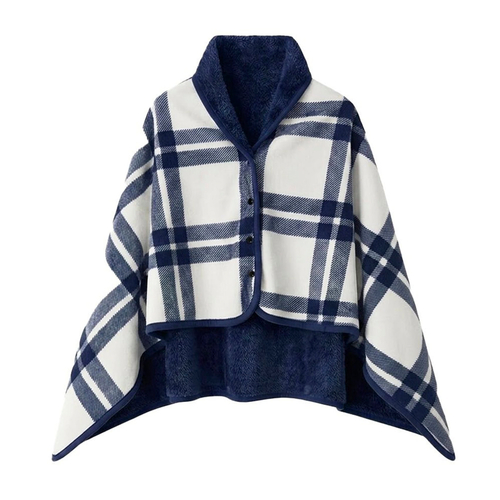 Плед-пончо флисовый Soft Me Poncho M 70х140см Time