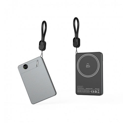 Зарядний пристрій (powerbank) THOR, 10 000Mah/38,5Wh з в 1, PD20W, Magsafe, підставкою та брелоком кабелем 6