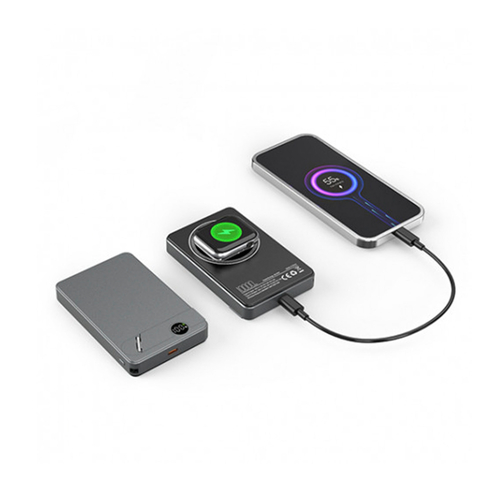 Зарядний пристрій (powerbank) THOR, 10 000Mah/38,5Wh з в 1, PD20W, Magsafe, підставкою та брелоком кабелем 11